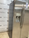 Ge Used Refrigerator Side by Side Counter Depth 36x69 1/2” (Stainless Steel) 