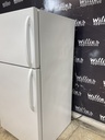 Frigidaire Used Refrigerator Top and Bottom 28x59 1/2” (White) 