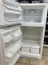 Frigidaire Used Refrigerator Top and Bottom 28x59 1/2” (White) 