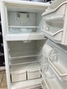 Frigidaire Used Refrigerator Top and Bottom 28x59 1/2” (White) 