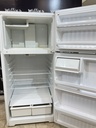 Hotpoint Used Refrigerator Top and Bottom 27x61 1/2’ (White) 