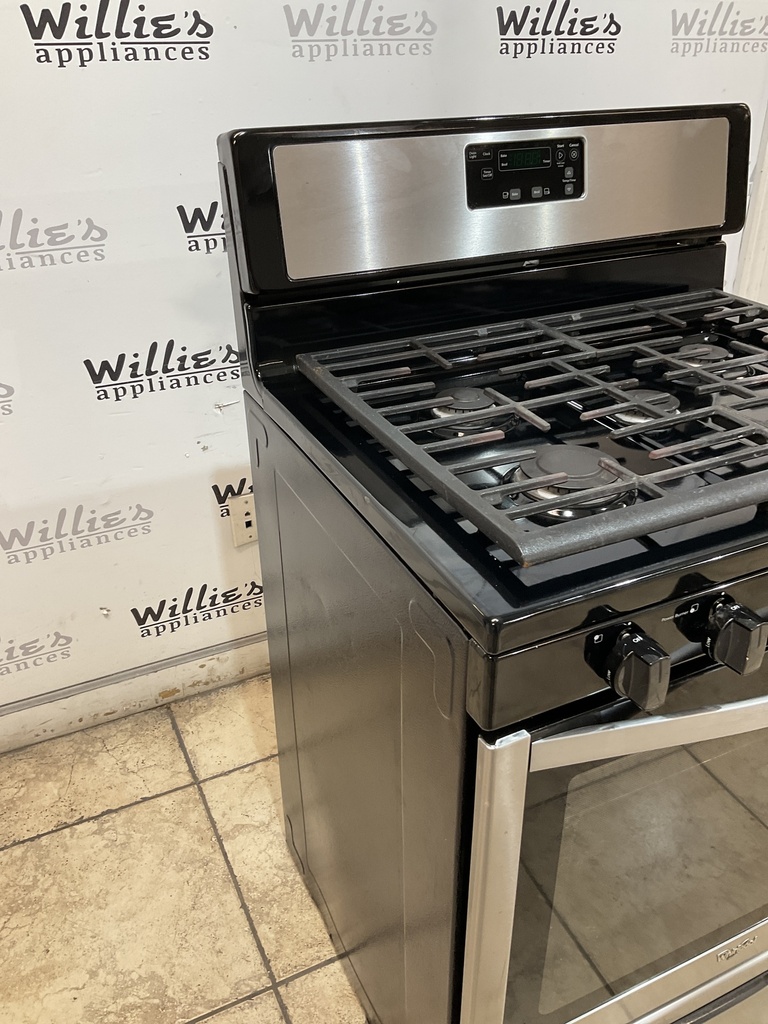 Whirlpool Used Natural Gas Stove 30inches (Stainless Steel) 
