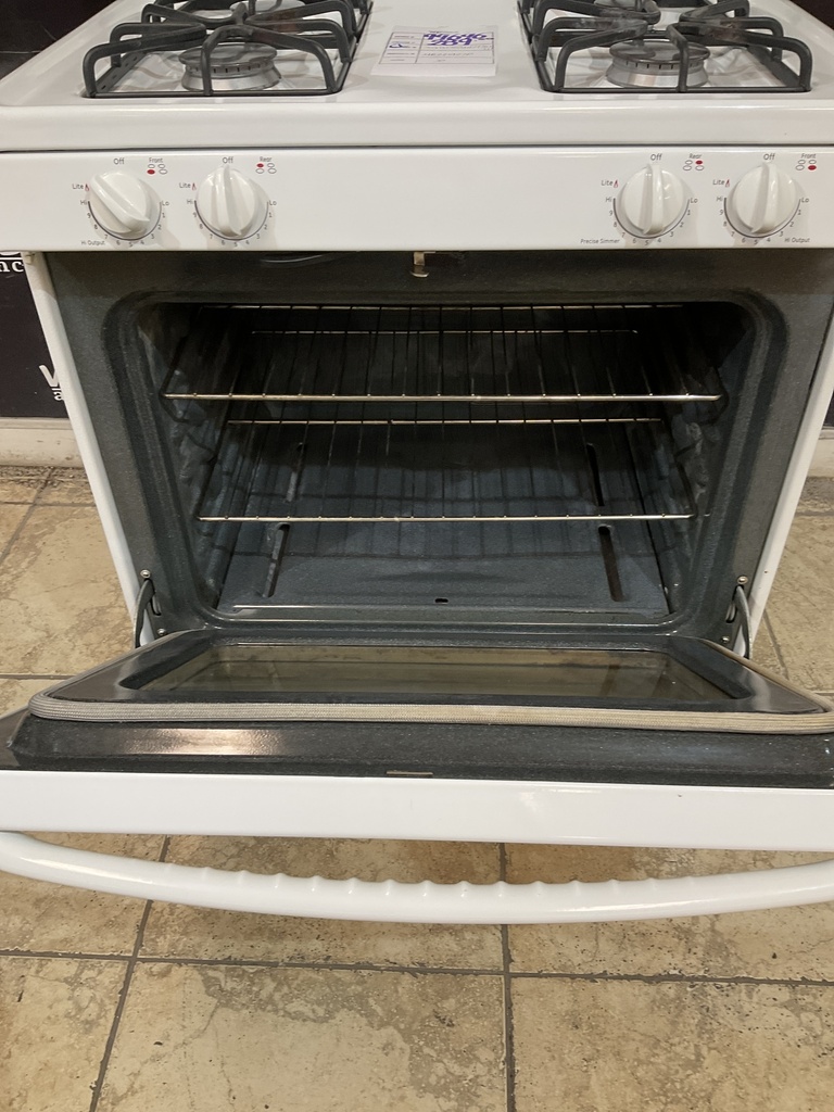 Ge Used Natural Gas Stove 30inches (White) 