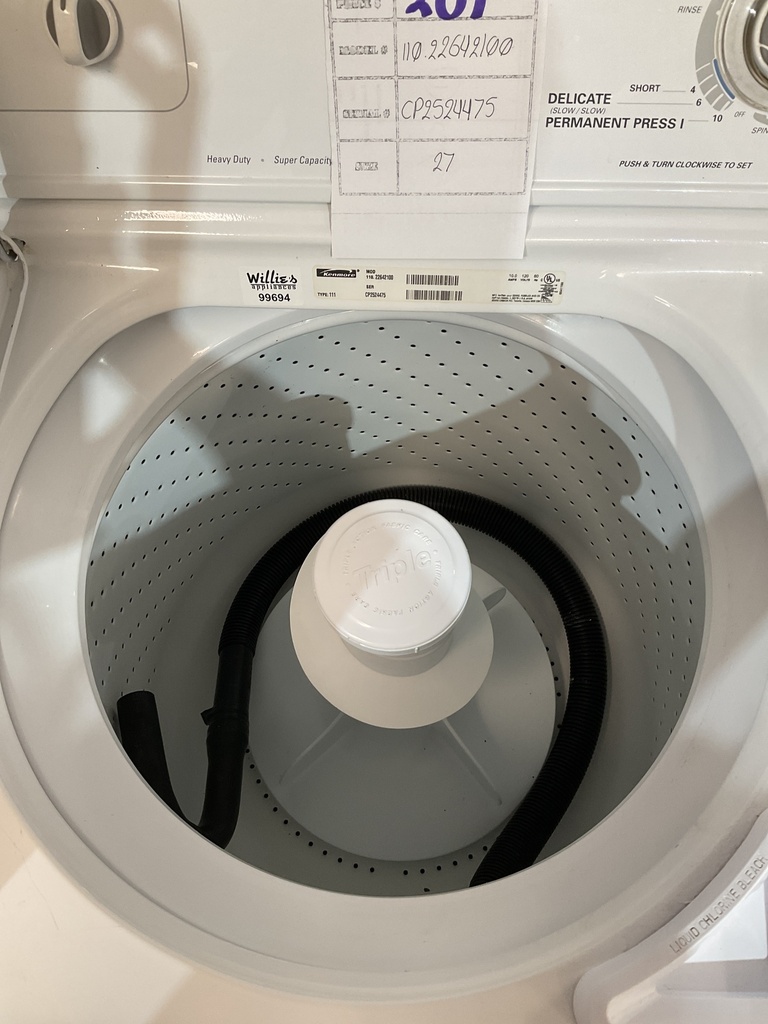 Kenmore Used Washer Top-load 27inches (White) 