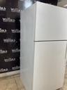 Whirlpool Used Refrigerator Top and Bottom 30x65 1/2” (White) 