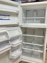 Whirlpool Used Refrigerator Top and Bottom 30x65 1/2” (White) 