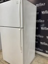 Whirlpool Used Refrigerator Top and Bottom 30x65 1/2” (White) 