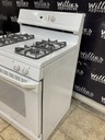 Ge Used Natural Gas Stove 30inches (White) 