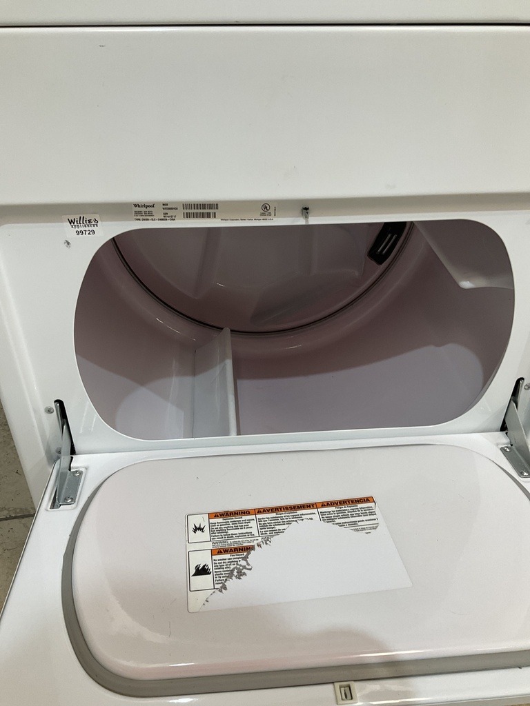 Whirlpool Used Electric Dryer 220volts (30 AMP) 29inches {3 prong} (White) 