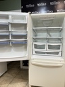 Amana Used Refrigerator Top and Bottom Mount 33x69 (Bisque) 