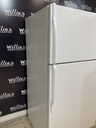Whirlpool Used Refrigerator Top and Bottom 33x66 (White) 