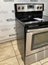 Whirlpool Used Electric Stove 220volts (40/50 AMP) 30inches {no cord} (Stainless Steel) 