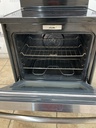 Ge Used Electric Stove 220volts (40/50 AMP) 30inches {no cord} (Stainless steel) 