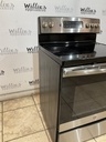 Ge Used Electric Stove 220volts (40/50 AMP) 30inches {no cord} (Stainless steel) 