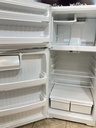 Ge Used Refrigerator Top and Bottom 28x59 1/2” (White) 