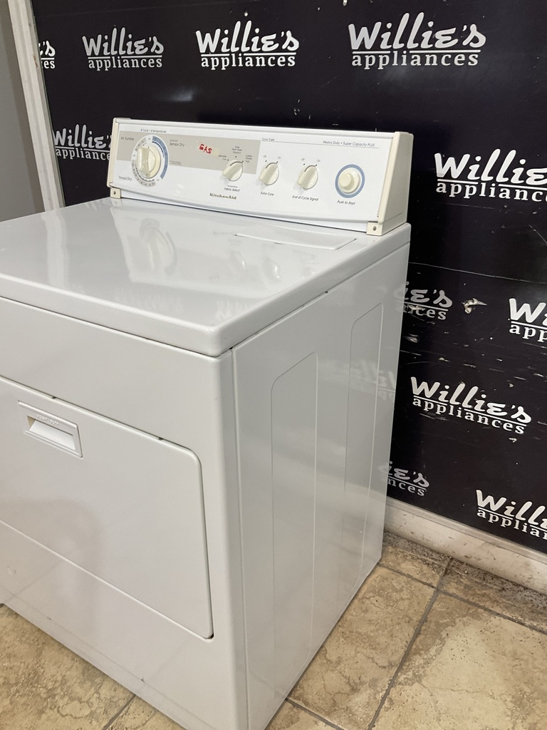 KitchenAid Used Natural Gas Dryer 29inches (White) 