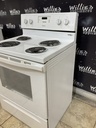 Whirlpool Used Electric Stove 220volts (40/50 AMP) 30inches {3 prong} (White) 