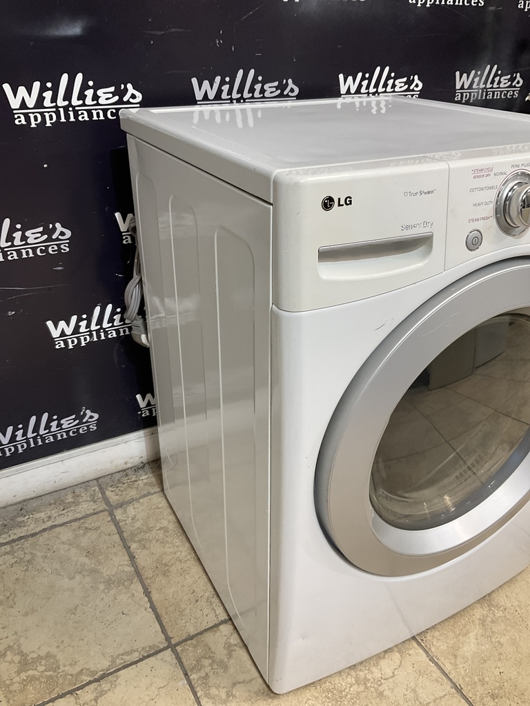 Lg Used Electric Dryer 220volts (30 AMP) 27inches {3 prong} (White) 