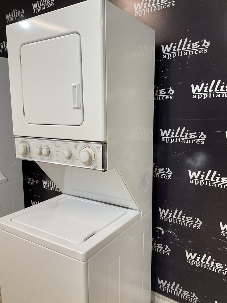 Whirlpool Used Electric Unit Stackable 220volts (30AMP) 24x71 1/2” (White)
