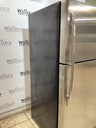 Ge Used Refrigerator Top and Bottom 33x66 1/2” (Stainless Steel)