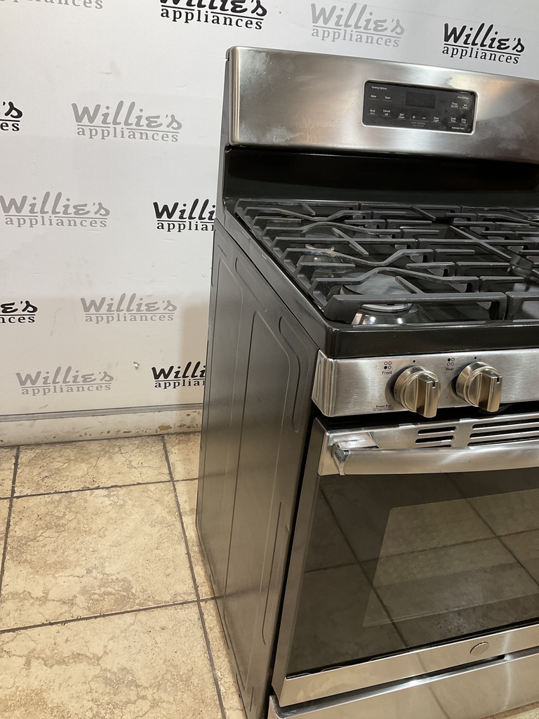 Ge Used Natural Gas Stove 30inches (Stainless Steel) 