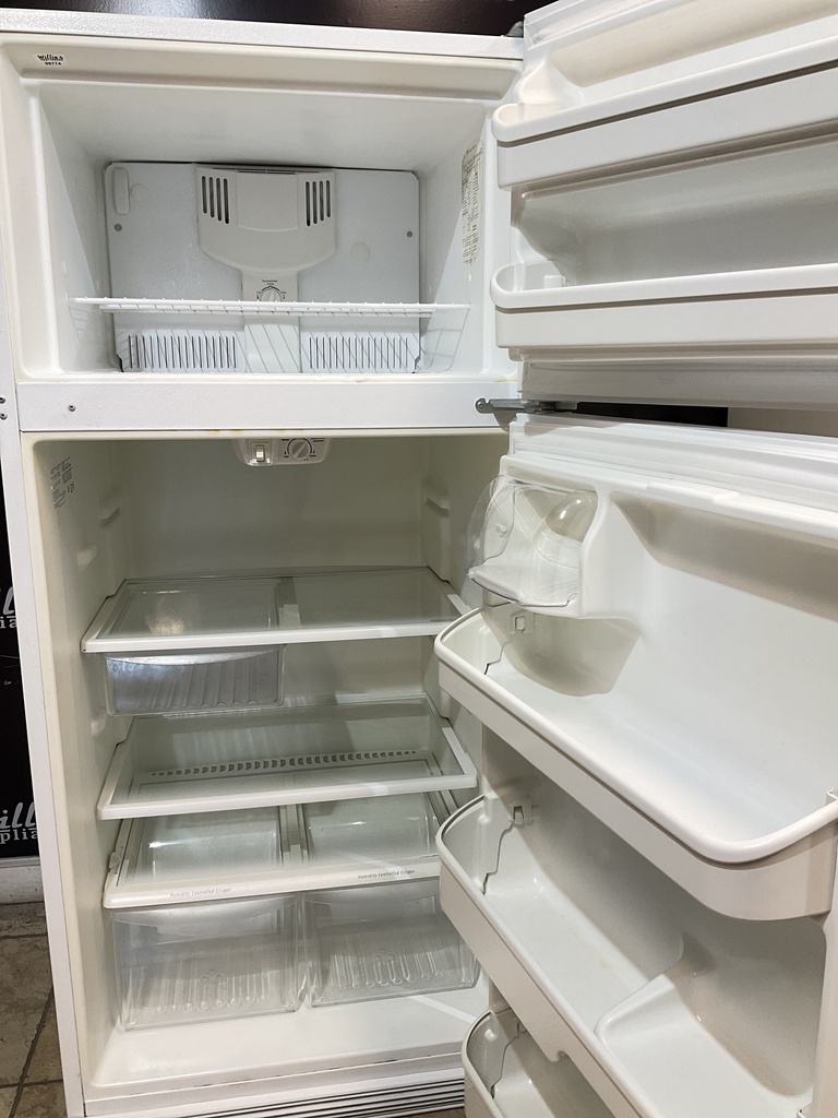 Frigidaire Used Refrigerator Top and Bottom 30x65 1/2” (White) 