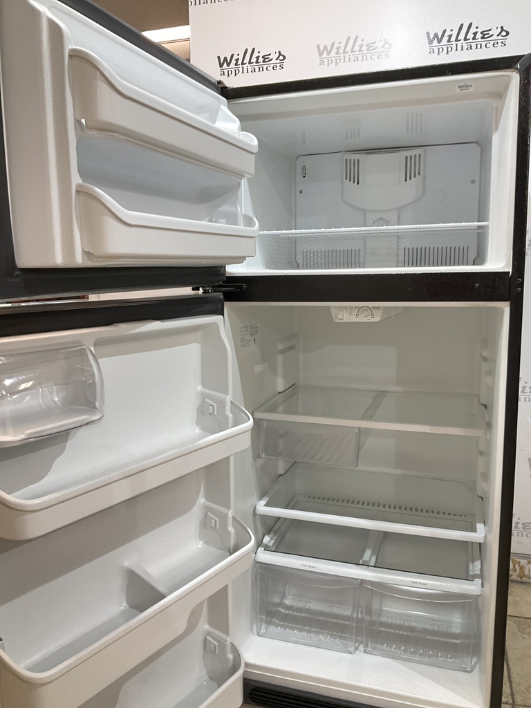 Frigidaire Used Refrigerator Top and Bottom 30x65 1/2” (Stainless Steel) 