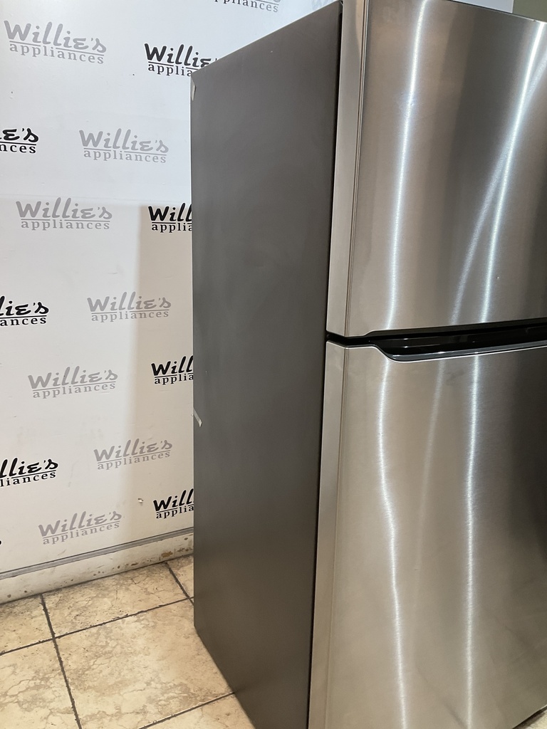 Frigidaire Used Refrigerator Top and Bottom 30x66 (Stainless Steel) 