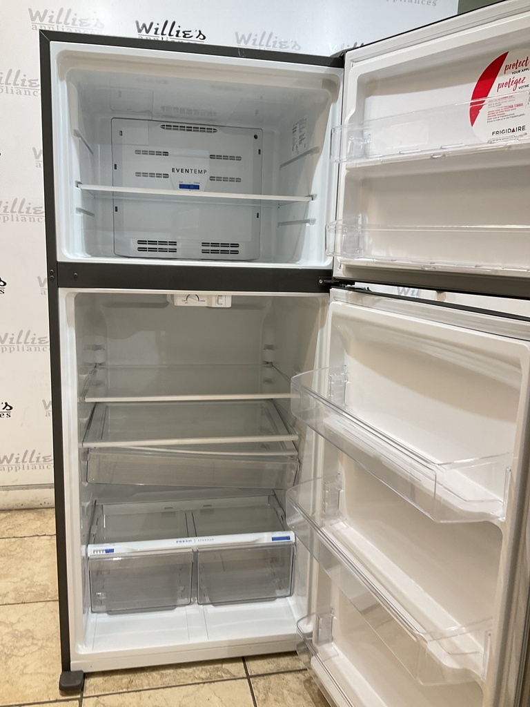 Frigidaire Used Refrigerator Top and Bottom 30x66 (Stainless Steel) 