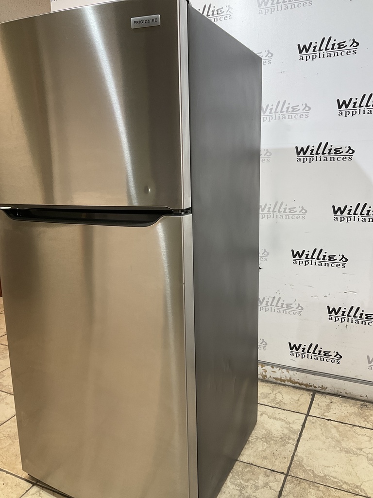Frigidaire Used Refrigerator Top and Bottom 30x66 (Stainless Steel) 