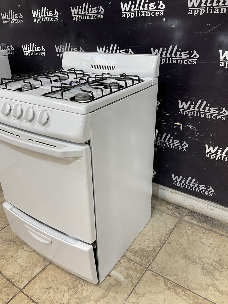 Hotpoint Used Natural Gas Stove 24inches (White) 