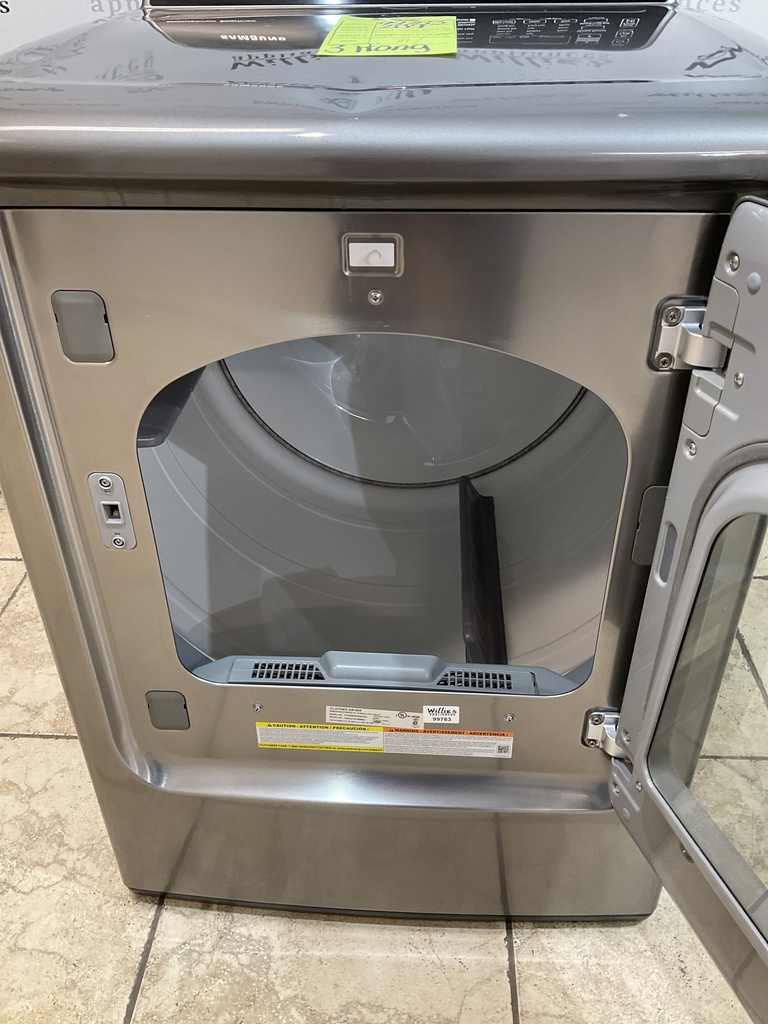 Samsung Used Electric Dryer 220volts (30 AMP) 27inches {3 prong} (Grey) 