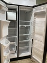 Frigidaire Used Refrigerator Side by Side 36 1/2” x 68” (Black) 