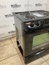 Whirlpool Used Electric Stove 220volts (40/50 AMP) 30inches {no cord} (Black) 