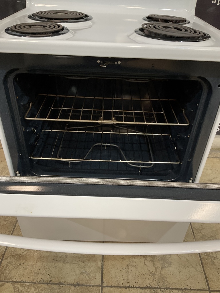 Ge Used Electric Stove 220volts (40/50 AMP) 30inches {4 prong} (White)