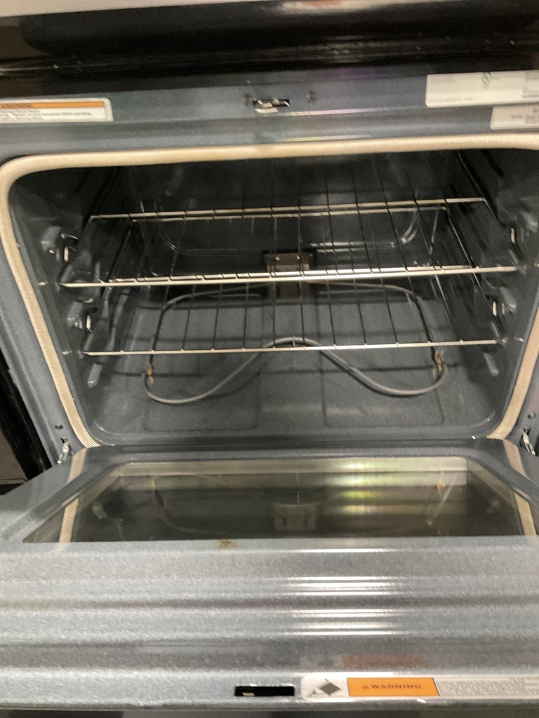 Whirlpool Used Electric Stove 220volts (40/50 AMP) 30inches {3 prong} (Stainless Steel) 
