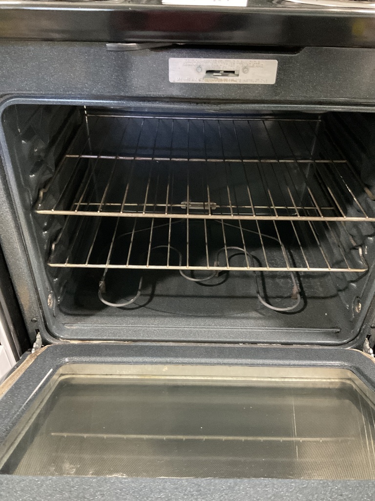 Ge Used Electric Stove 220volts (40/50 AMP) 30inches {no cord} (Stainless steel) 