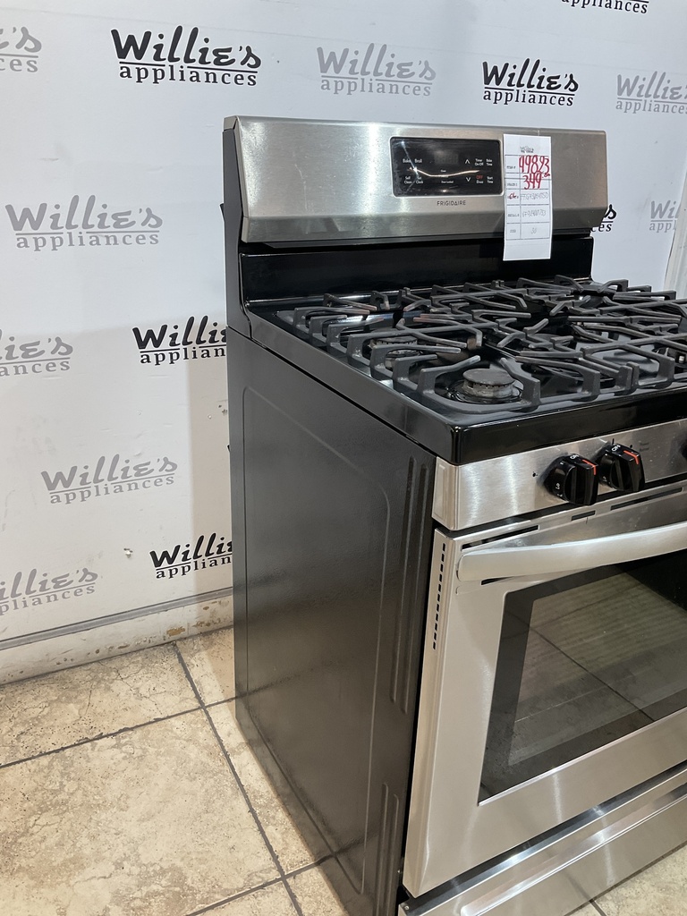 Frigidaire Used Natural Gas Stove 30inches (Stainless Steel) 