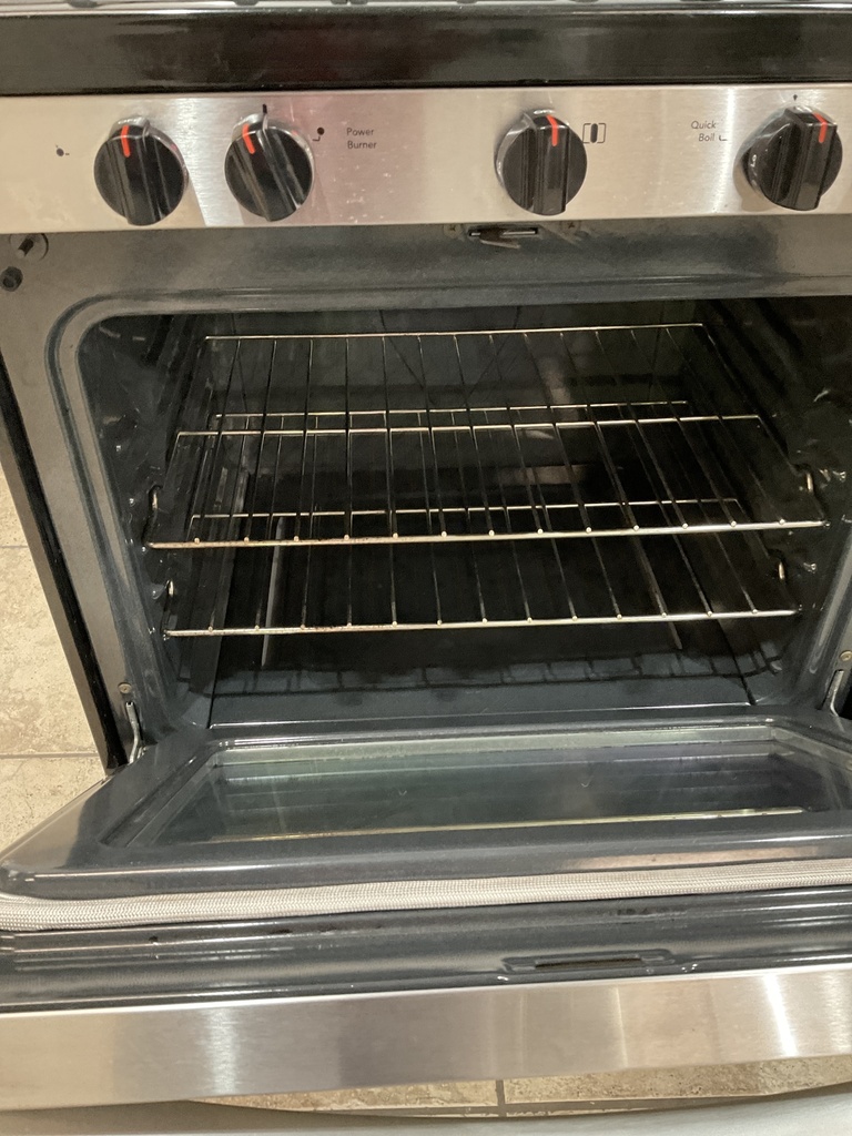 Frigidaire Used Natural Gas Stove 30inches (Stainless Steel) 