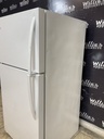 Frigidaire Used Refrigerator Top and Bottom 28x59 1/2” (White) 