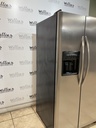 Frigidaire Used Refrigerator Side by Side 36x68 1/2” (Stainless Steel) 