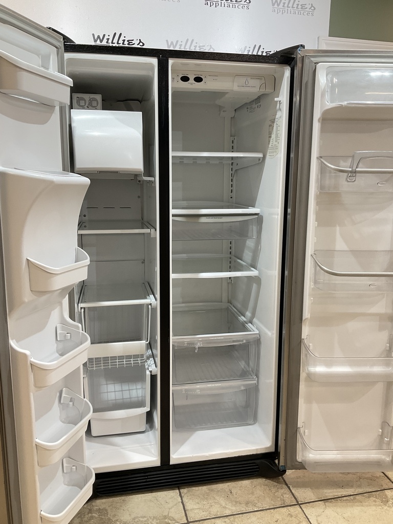 Frigidaire Used Refrigerator Side by Side 36x68 1/2” (Stainless Steel) 