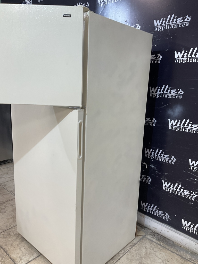 Hotpoint Used Refrigerator Top and Bottom 28x64 1/2” (Bisque) 
