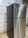 Ge Used Refrigerator Top and Bottom 30x66 1/2” (Stainless Steel) 