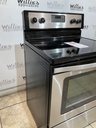 Whirlpool Used Electric Stove 220volts (40/50 AMP) 30inches {3 prong} (Stainless Steel) 