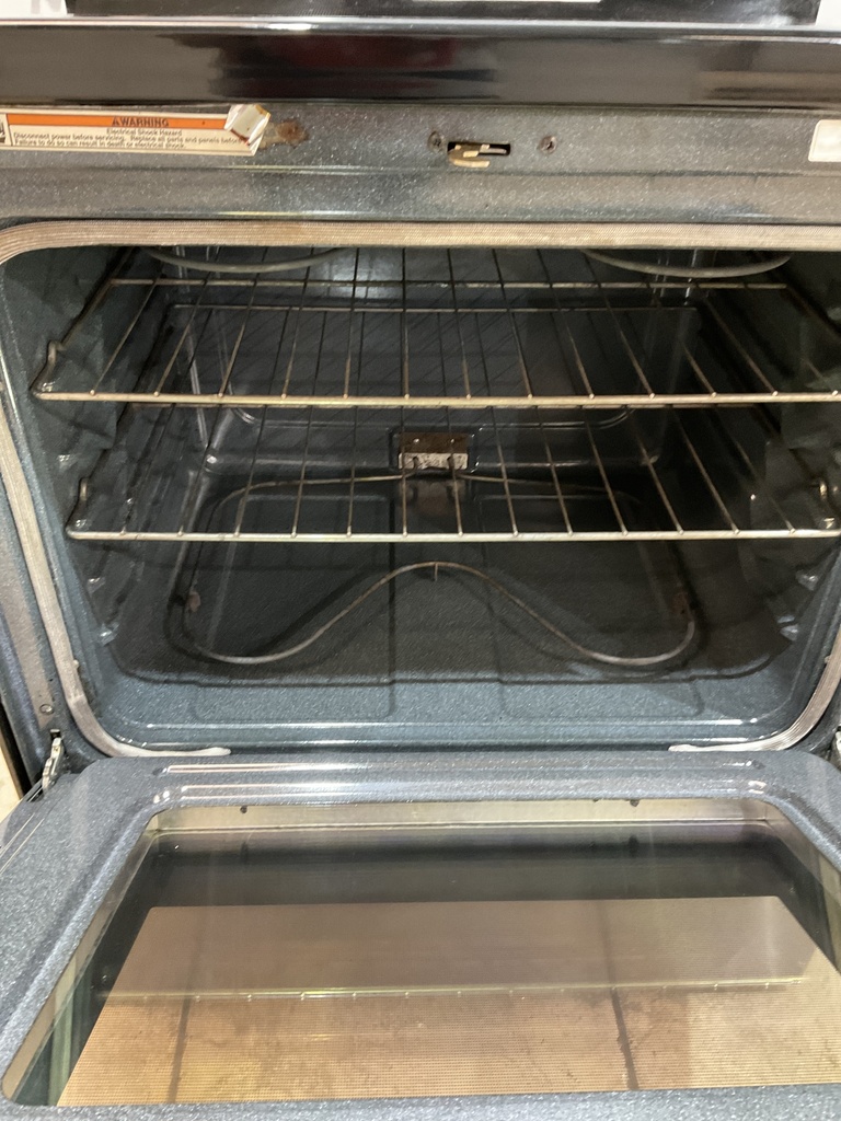 Whirlpool Used Electric Stove 220volts (40/50 AMP) 30inches {3 prong} (Stainless Steel) 