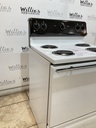 Ge Used Electric Stove 220volts (40/50 AMP) 30inches {no cord} (White/Black) 