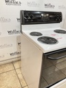 Frigidaire Used Electric Stove 220volts (40/50 AMP) 30inches {no cord} (White/Black) 