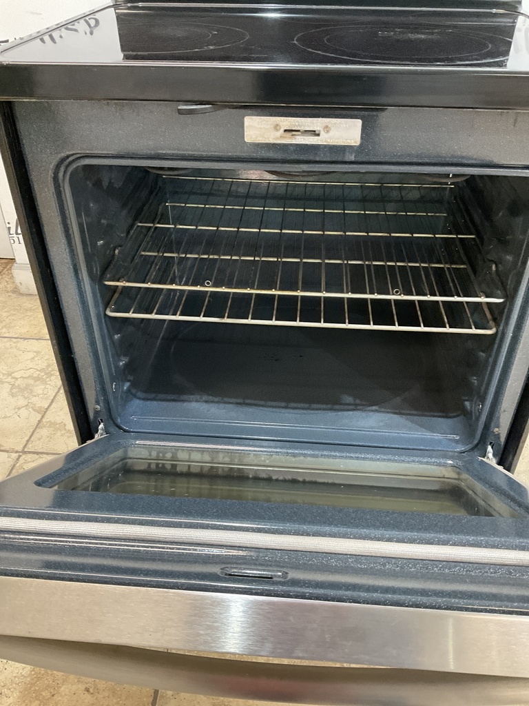 Ge Used Electric Stove 220volts (40/50 AMP) 30inches {4 prong} (Stainless Steel) 