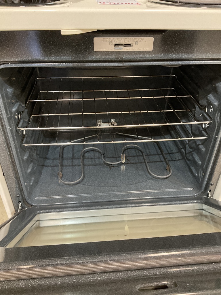 Ge Used Electric Stove 220volts (40/50 AMP) 30inches {4 prong} (Bisque) 